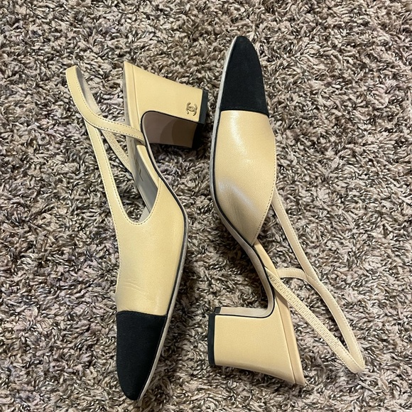 CHANEL classic slingback 100% authentic! EUC - Picture 14 of 15